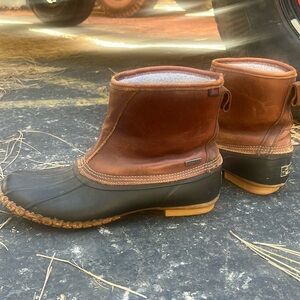 Bass Duck Boots, fur lined, men’s size 12.